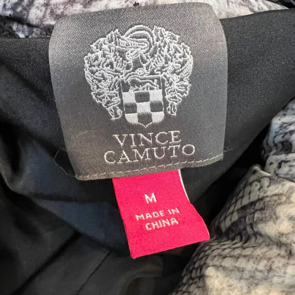 VINCE CAMUTO Demure Snakeskin Print Puffer Jacket Medium NWT! - Picture 9 of 11